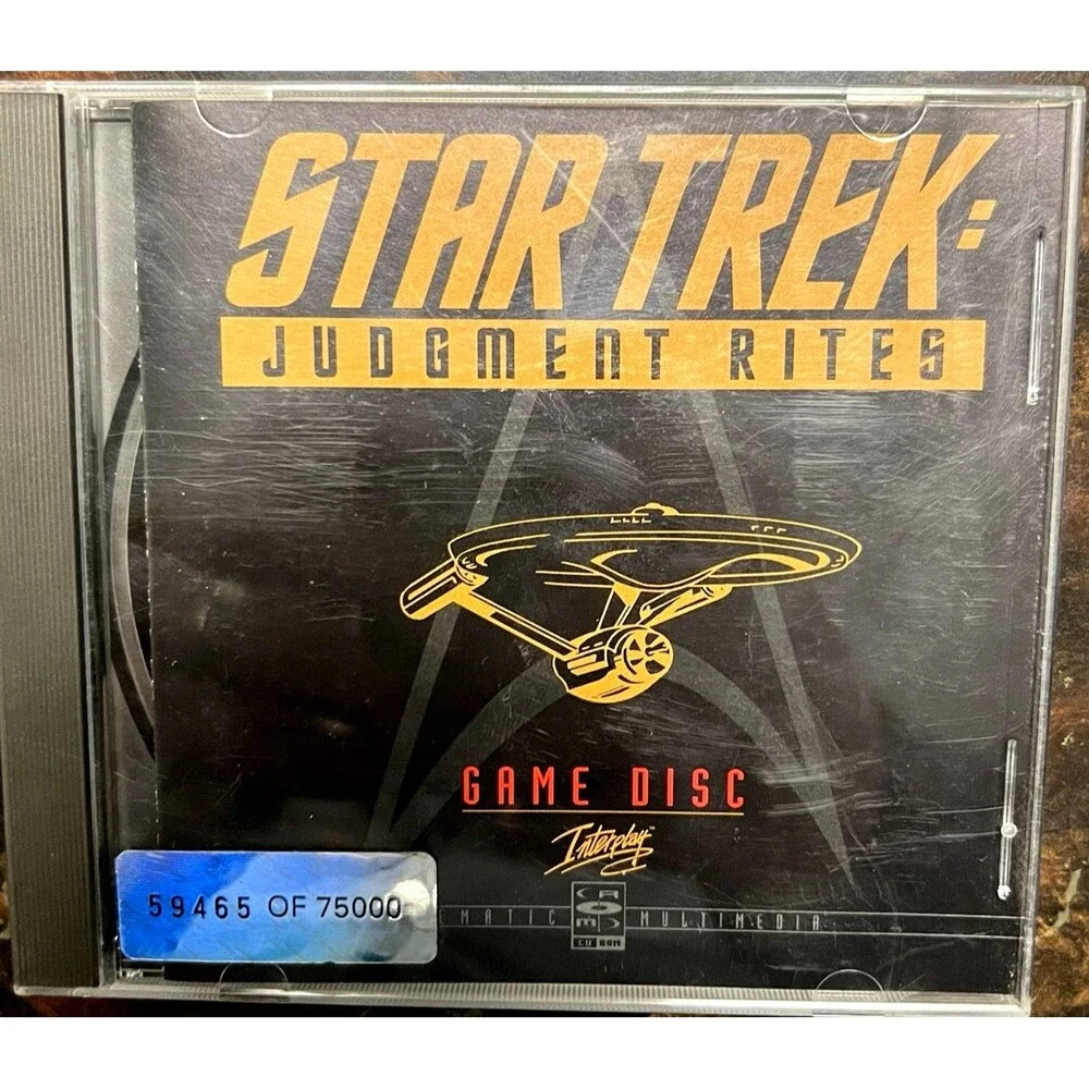 Star Trek: Judgment Rites Limited CD-ROM Collector's Edition (PC, 1995)